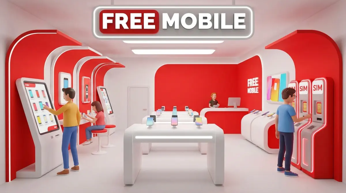Boutique Free Mobile : trouver un point de vente proche