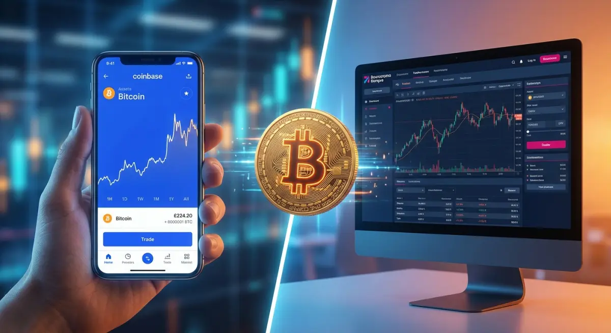 Coinbase et Boursorama : investir en crypto et en bourse