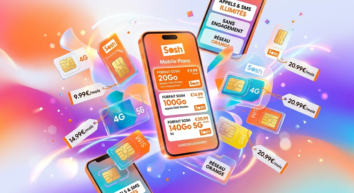 Forfait Sosh : lequel choisir en 2026 selon ton usage