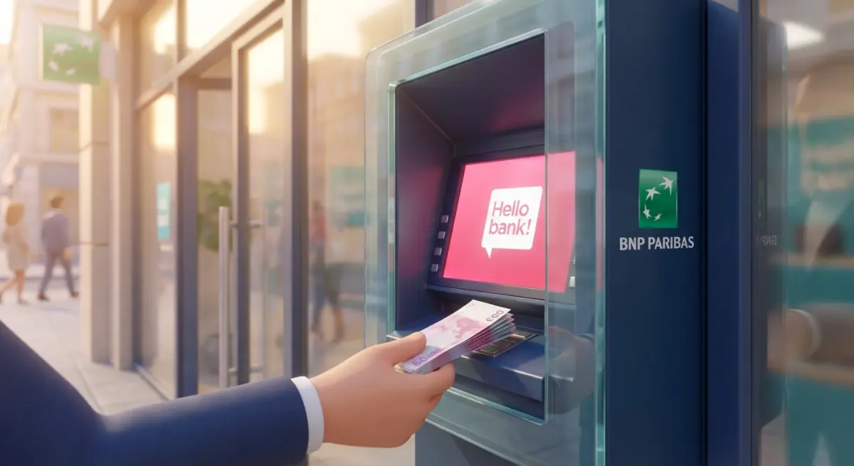 Dépôt d'espèces Hello bank : mode d'emploi aux automates BNP