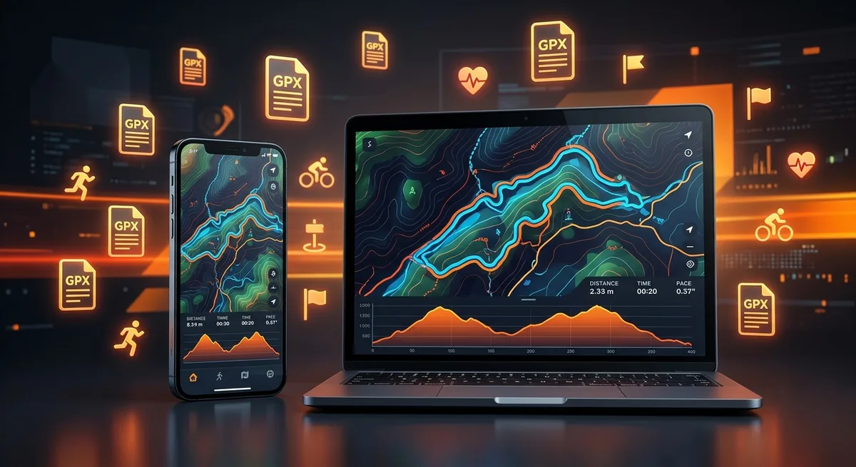 Importer un GPX dans Strava : web, mobile et itinéraires