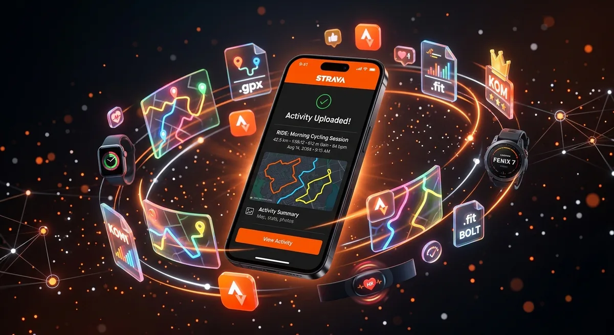 Importer une activité sur Strava : GPX, FIT ou manuel