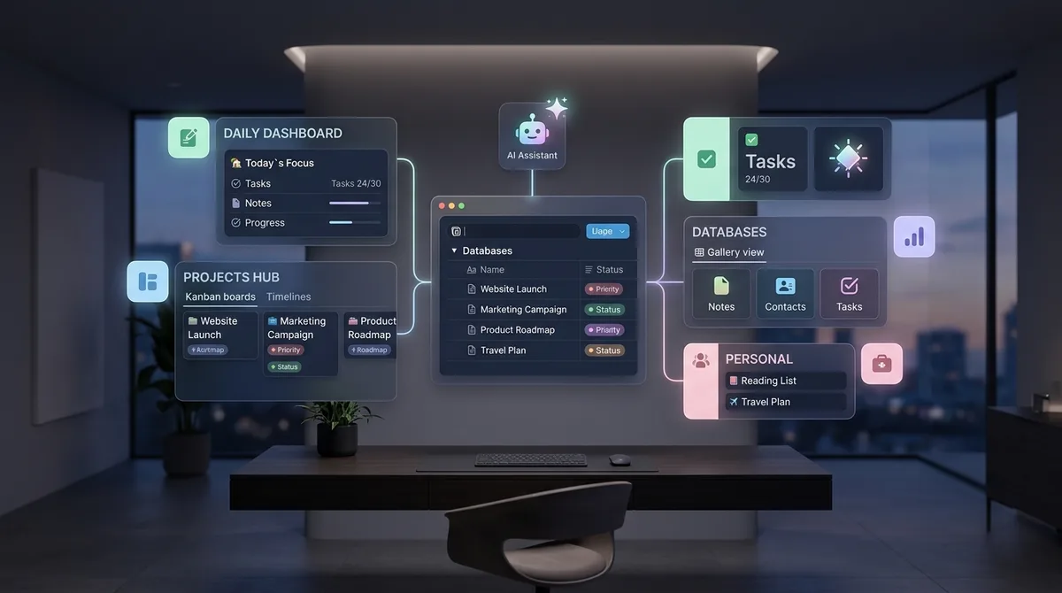 Notion app : guide complet de l'application en 2026