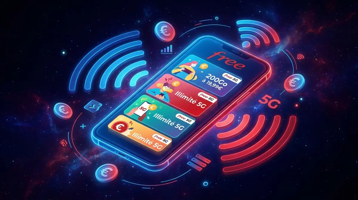 Offre Free Mobile 2026 : forfait 2€, Série Free, 5G+ et Max