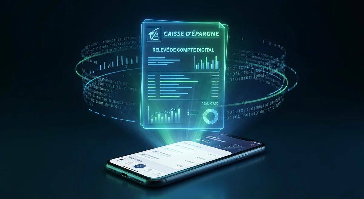 Relevé Caisse d'Épargne : Télécharger le PDF en 2 minutes