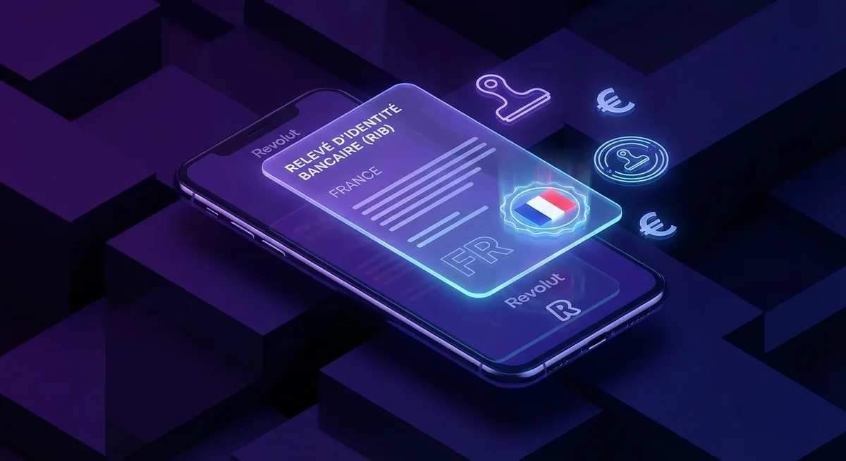 RIB français Revolut : obtenir ton IBAN FR dans l'app