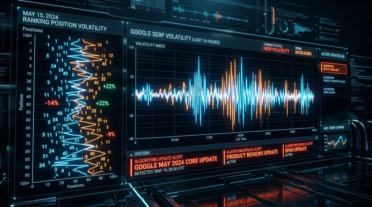 Semrush Sensor : lire la volatilité Google simplement