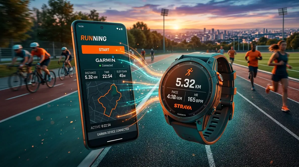 Strava Garmin : connecter et synchroniser tes activités