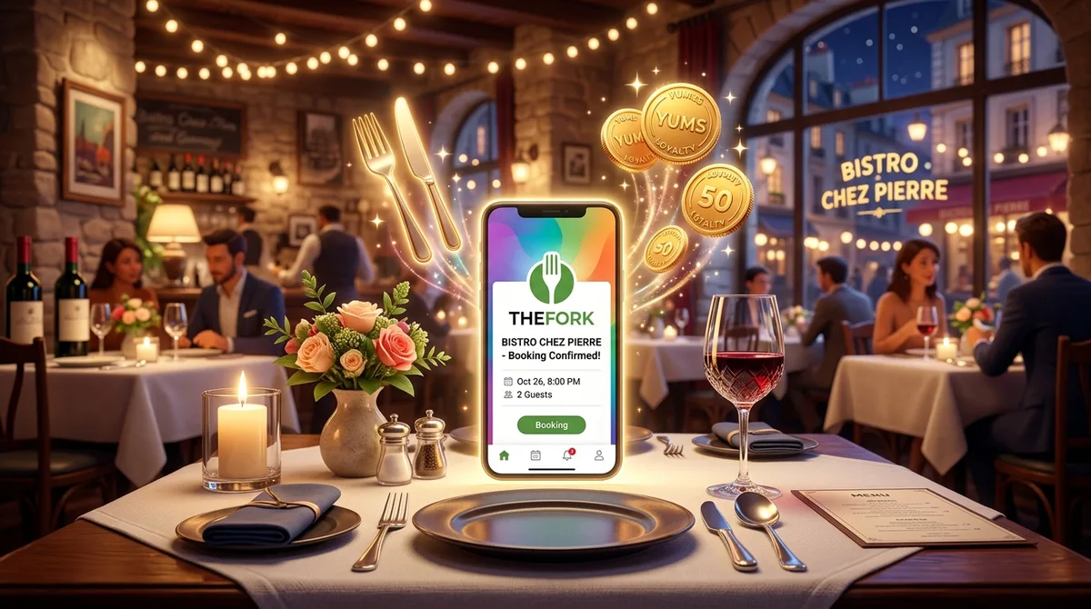 TheFork France : fonctionnement, Yums et parrainage