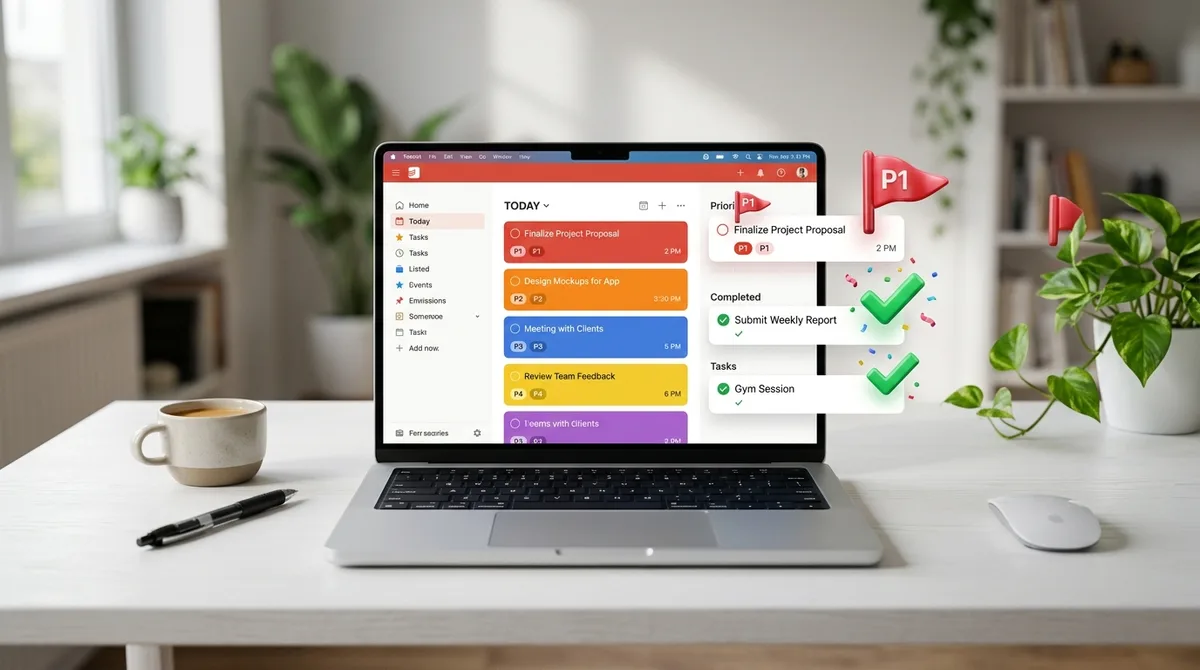 Todoist Mac : installation, raccourcis et astuces pro