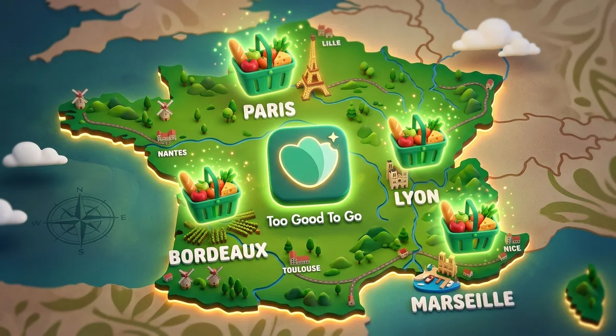 Too Good To Go villes : où l'appli est-elle disponible ?