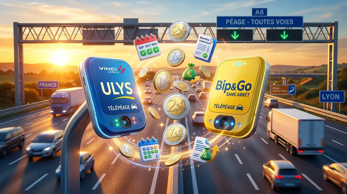 Ulys ou Bip and Go : quel badge télépéage choisir en 2026